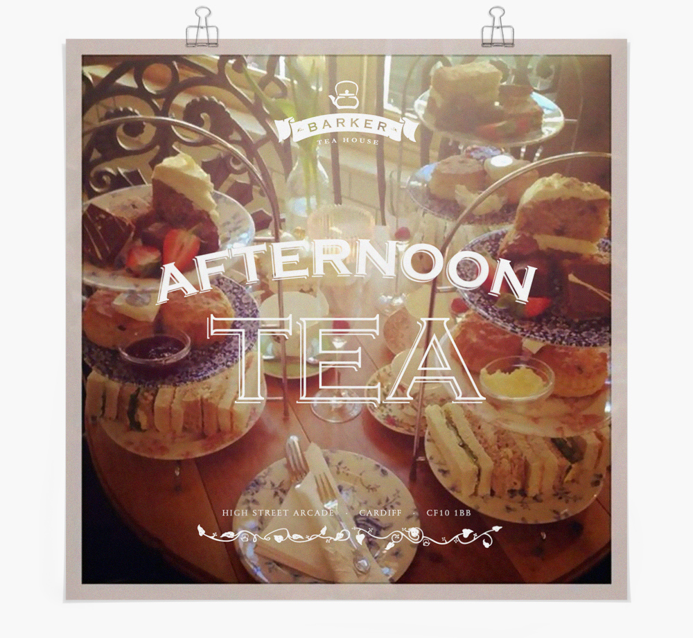 Advertising and marketing for afternoon tea, for Vintage Tea & Coffee Co.
