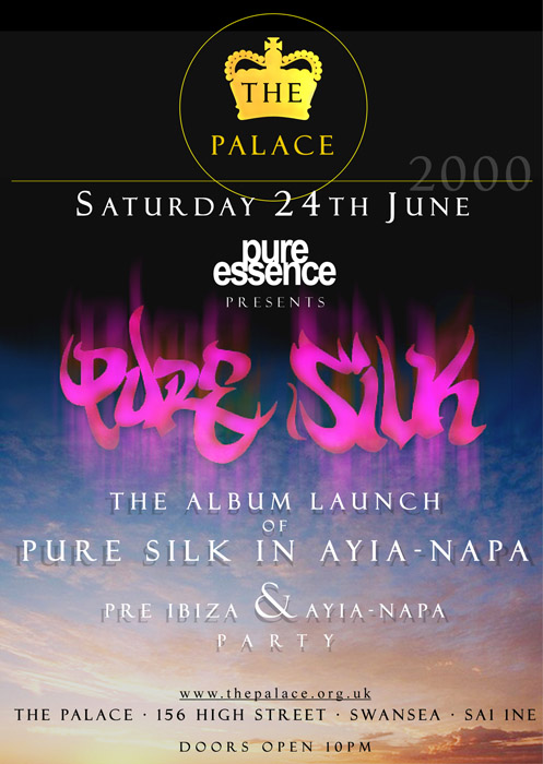 Promotional flyer design for Pure Silk, for Pure Silk