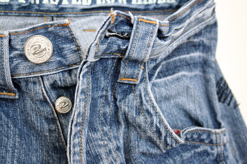 Baggy denim pant, for Two Stoned