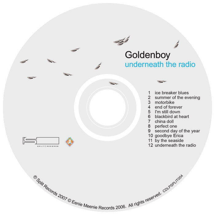 Goldenboy, release artwork, for Split Records