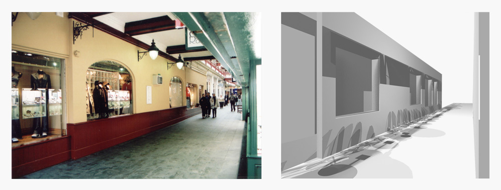 High Street Arcade Visualisation of Coffee Barker Cardiff, for Vintage Tea & Coffee Co.