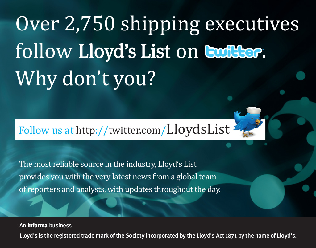 Social media launch, for Lloyds List