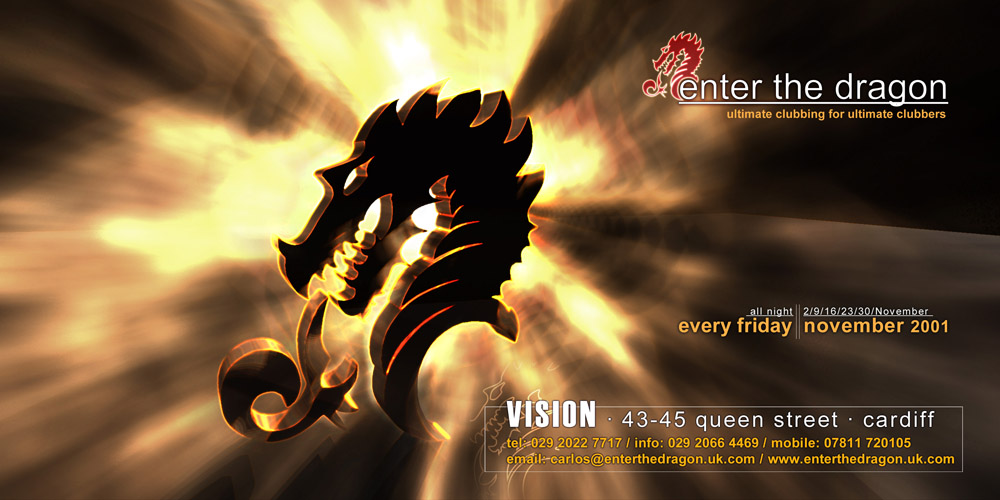 Enter The Dragon Promotional flyer design for Enter The Dragon, for Enter The Dragon