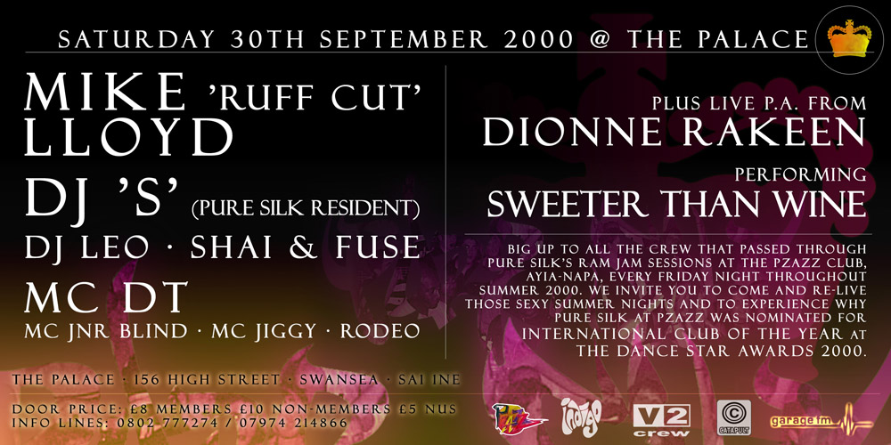 Promotional flyer design for Pure Silk, for Pure Silk