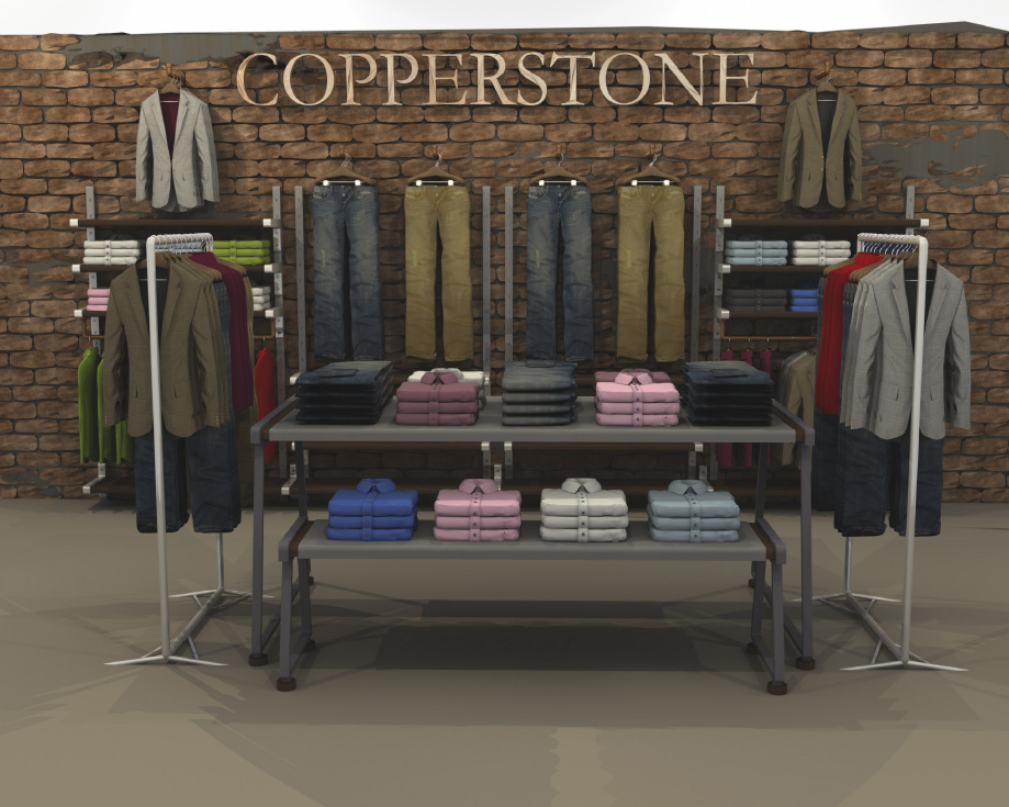 Shop fit visualisation, for Copperstone