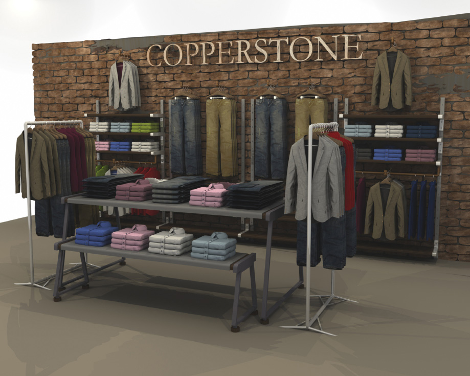 Shop fit visualisation, for Copperstone