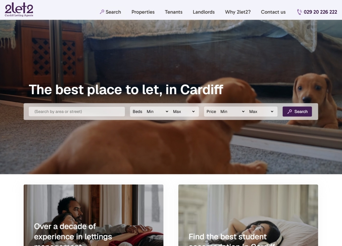 2let2 Estate Agents Website