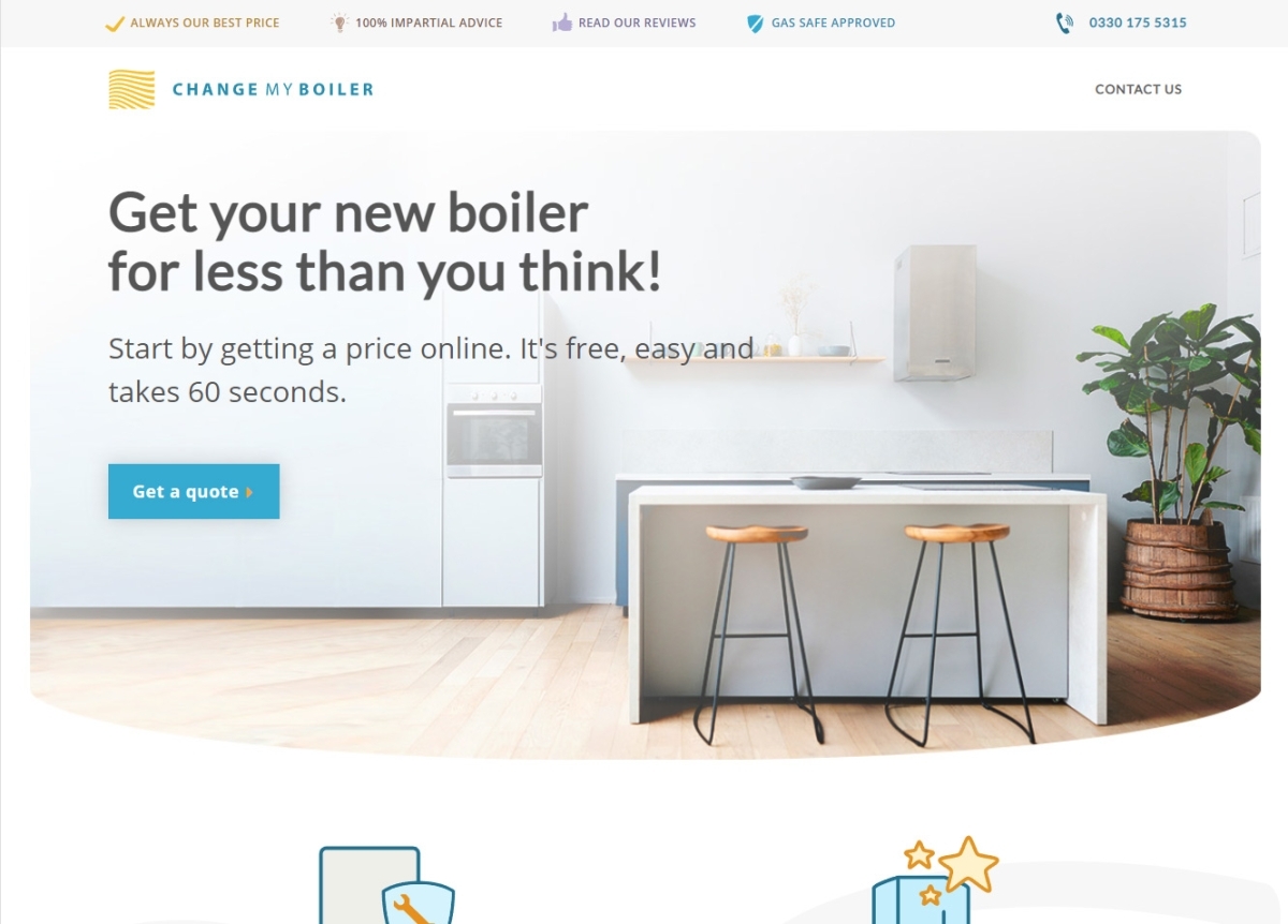 Change My Boiler Website