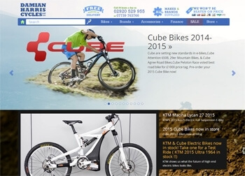 Damian Harris Cycles Website