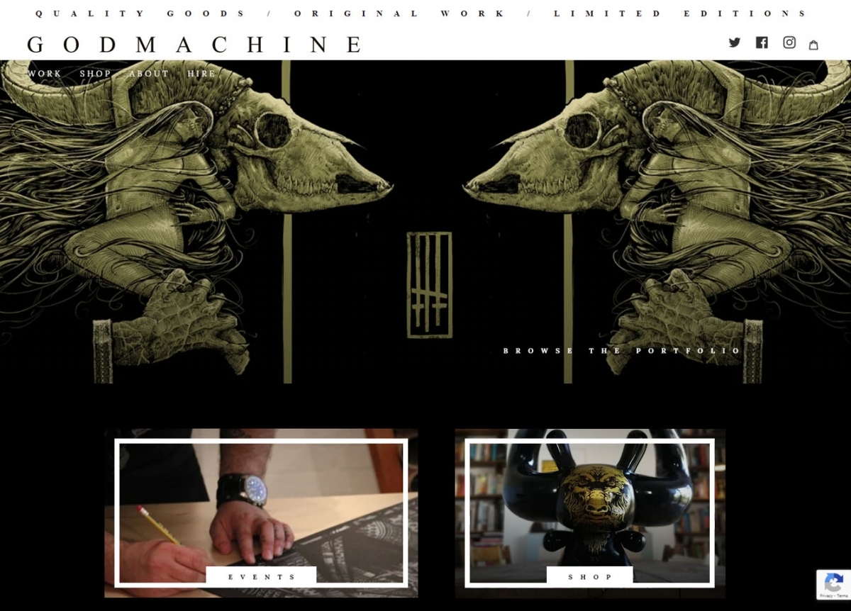 Godmachine Website