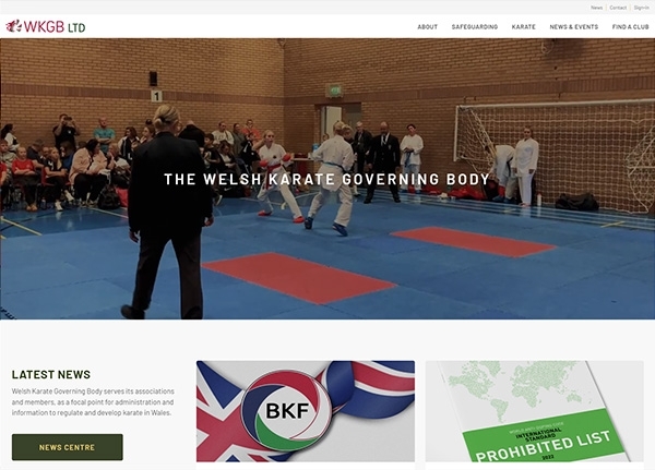 Welsh Karate Governing Body Website